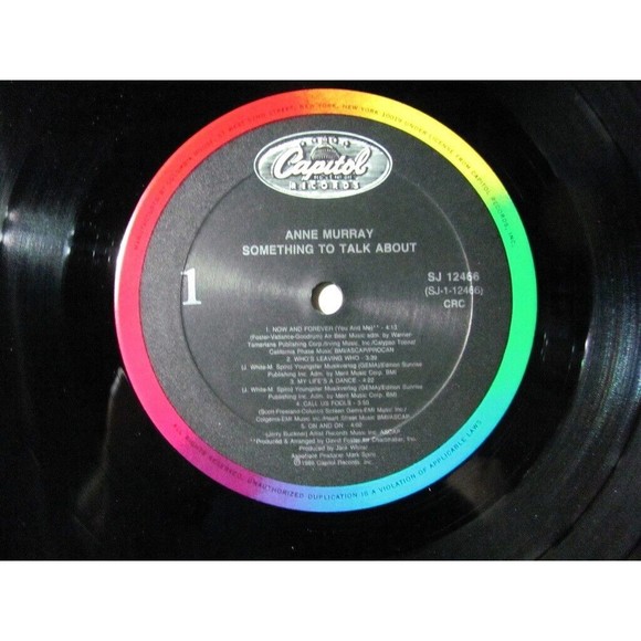 Anne Murray Something To Talk About- Album Capitol Records (Exc.) - Picture 3 of 6